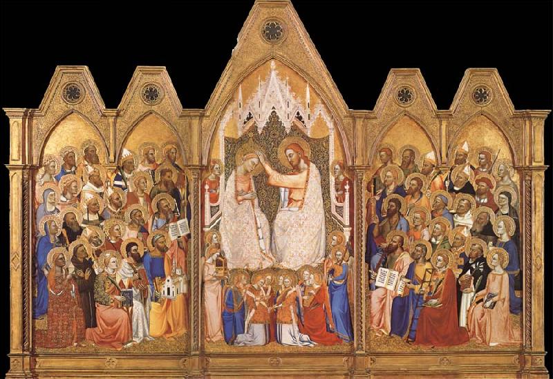 unknow artist The Coronation of the Virgin oil painting picture